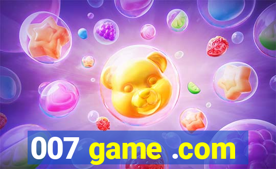 007 game .com